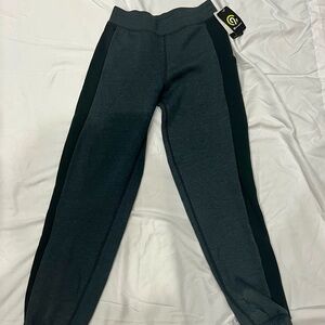 NWT Youth Boys Champion Gray and Black Sweatpants Tapered Design Size Large